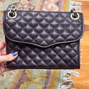 Rebecca Minkoff Quilted Leather Bag - Dark Purple